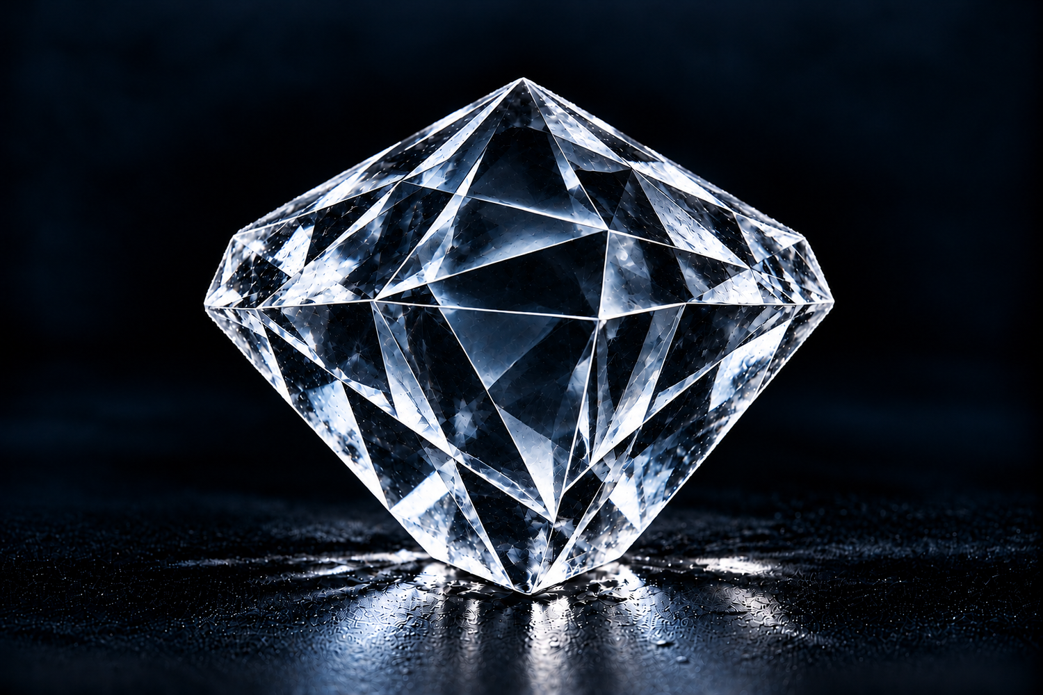 Faceted diamond ice design