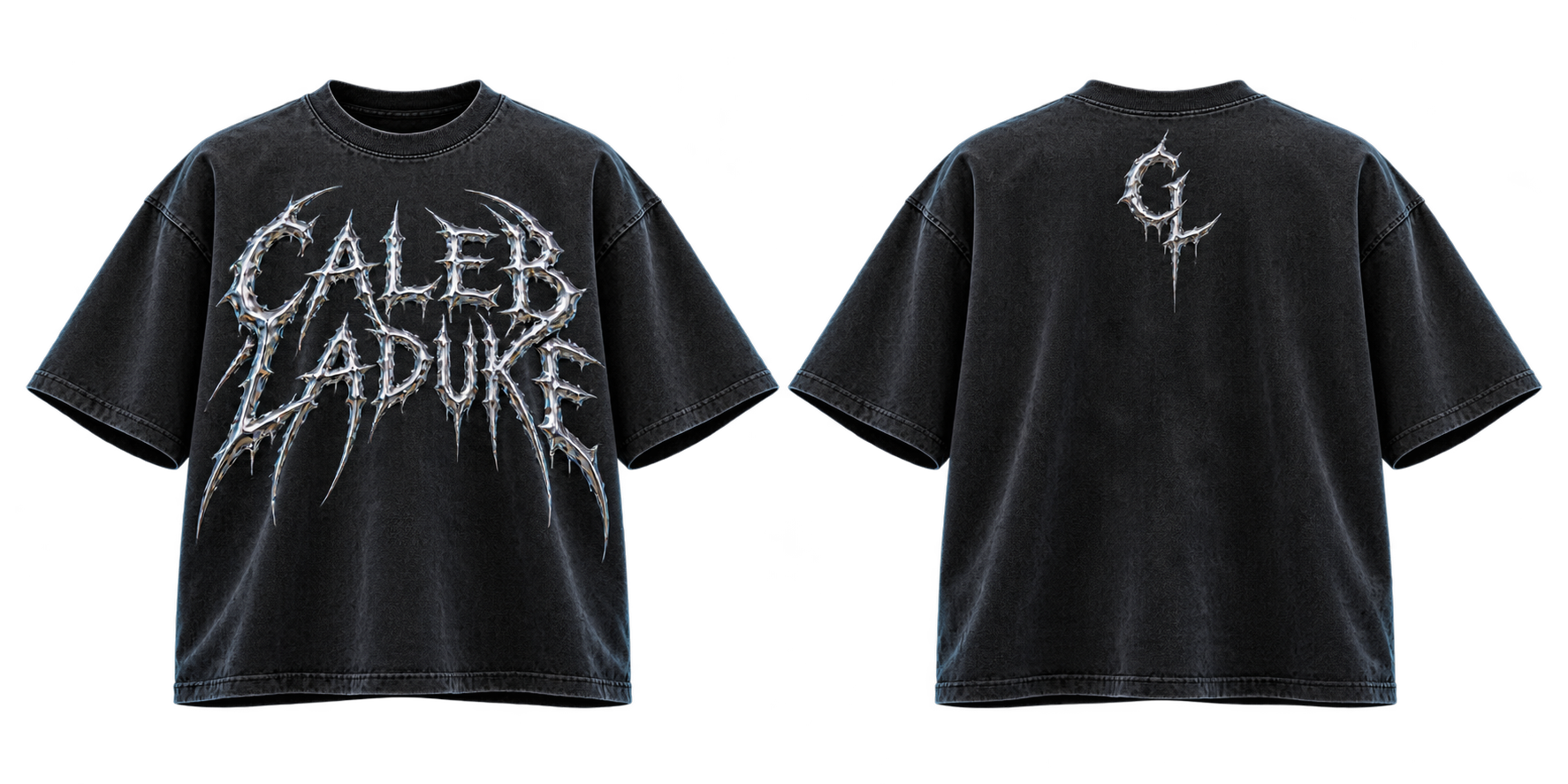 CHROME TEE front concept mockup