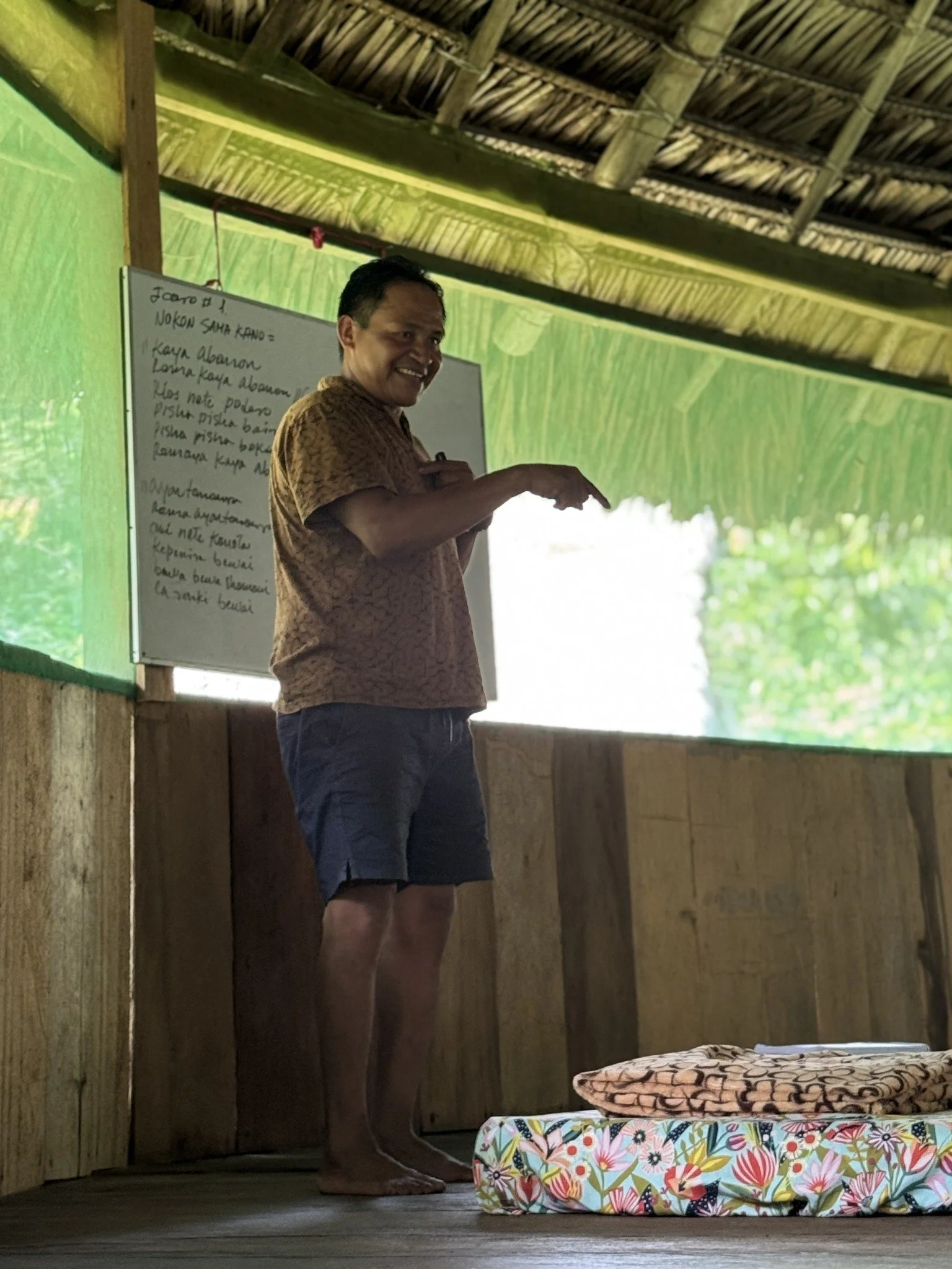 Shipibo lineage teaching during master plant dieta