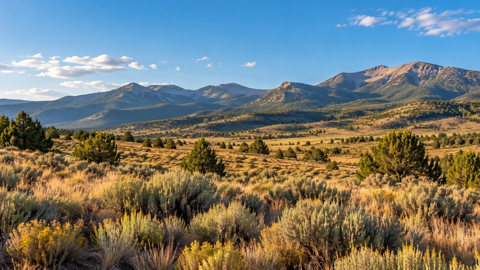 Regional desert and valley scenery