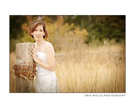 Melinda and barbed wire
