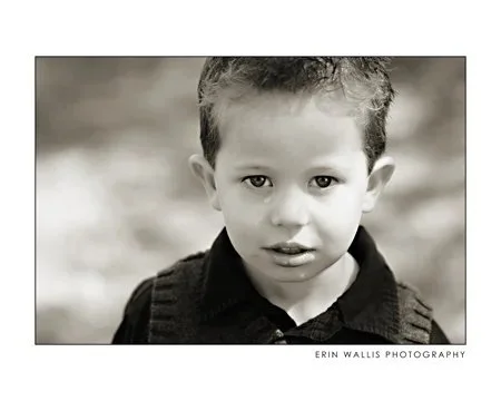 little boy with tears