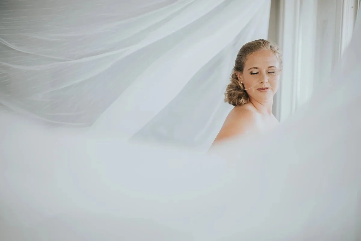 bride in white