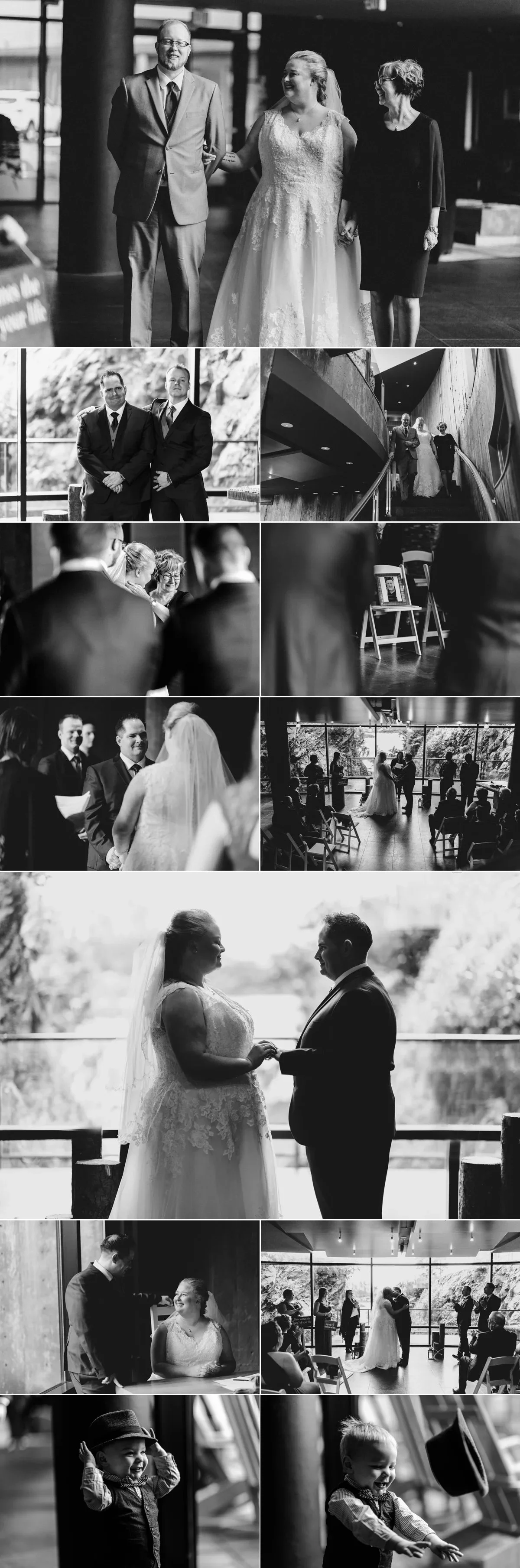 black and white wedding images
