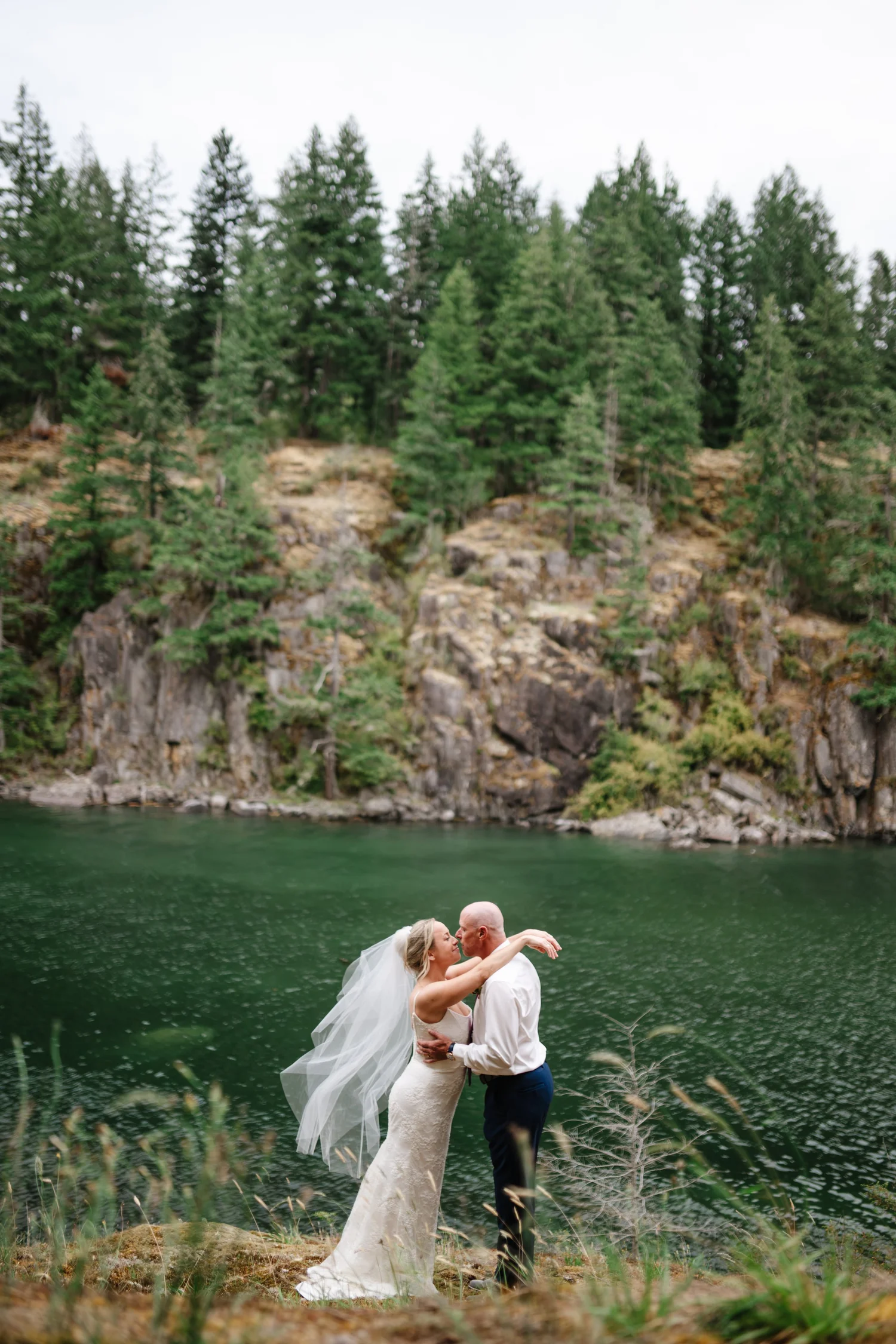 Hailey and Kyle by the water