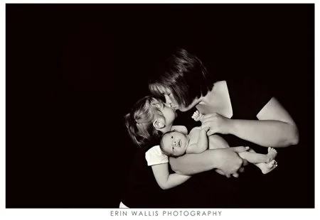 mom and girls