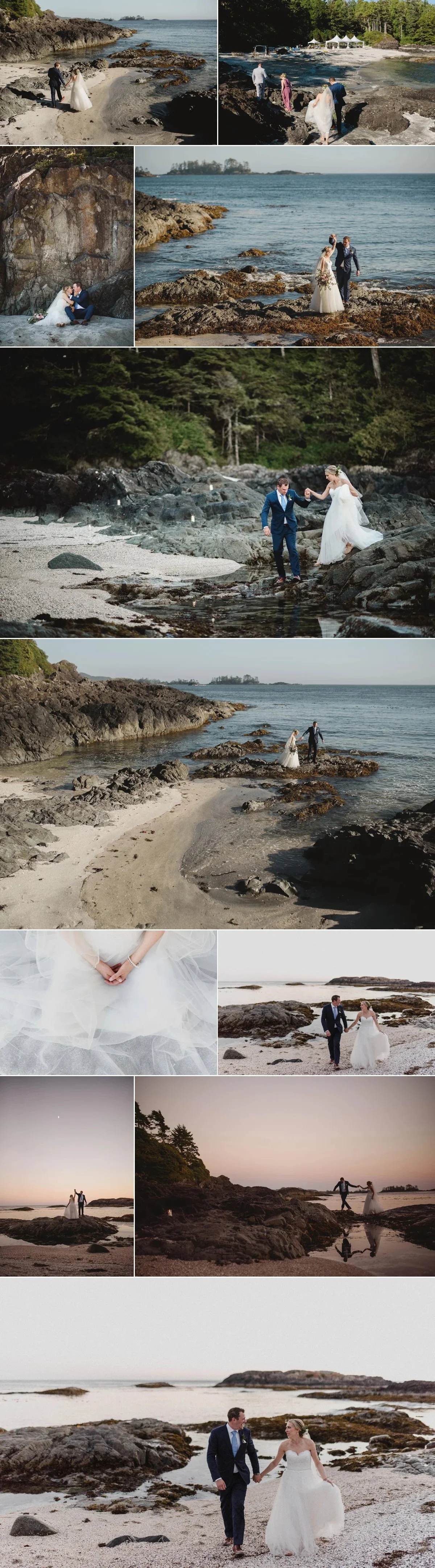 beach wedding, beach wedding photographer, award winning tofino wedding photographer, wedding photography, private beach wedding