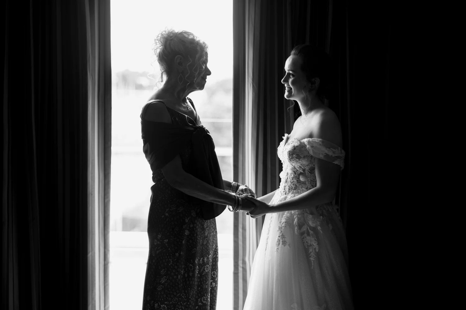A getting ready moment