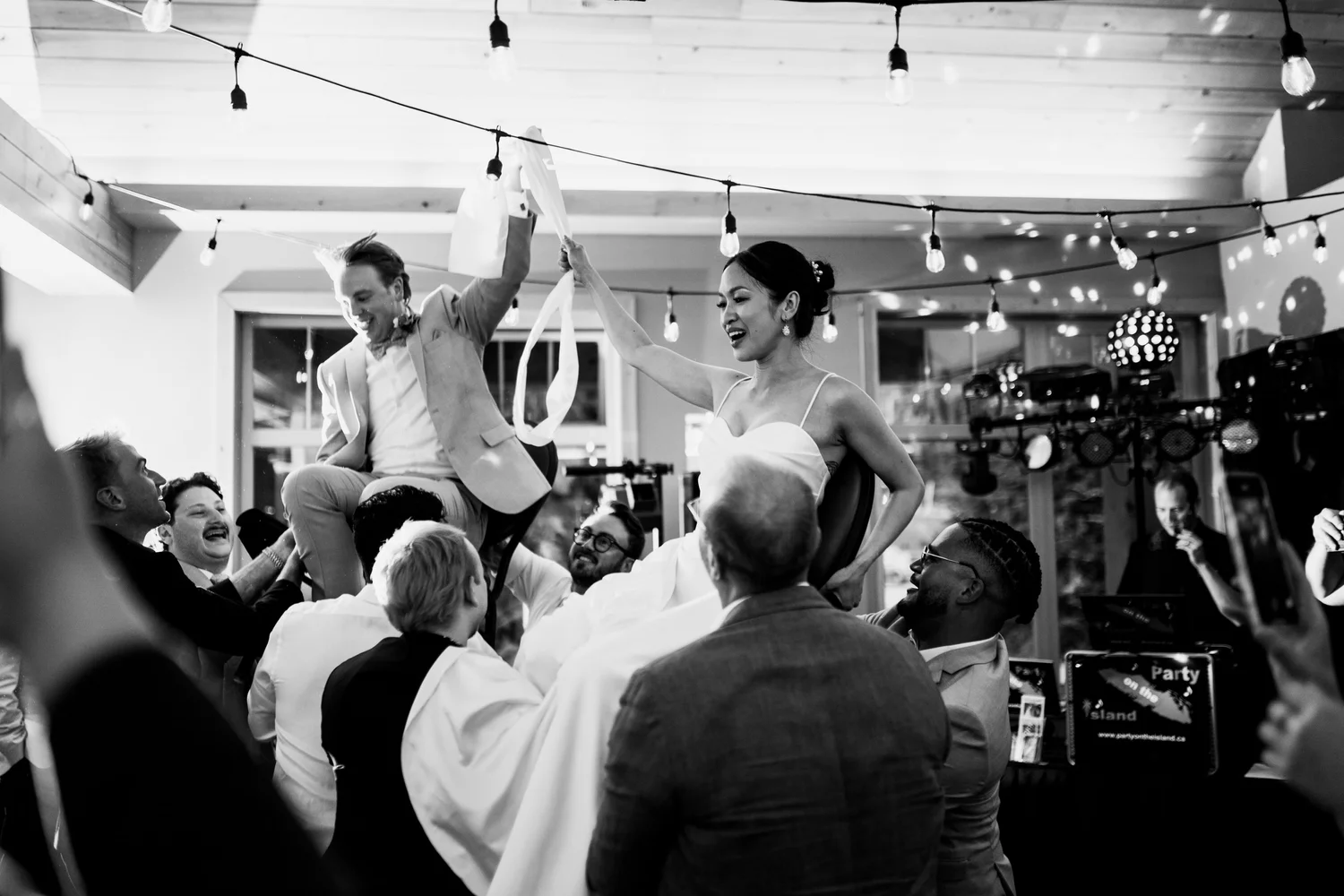 The party in full swing