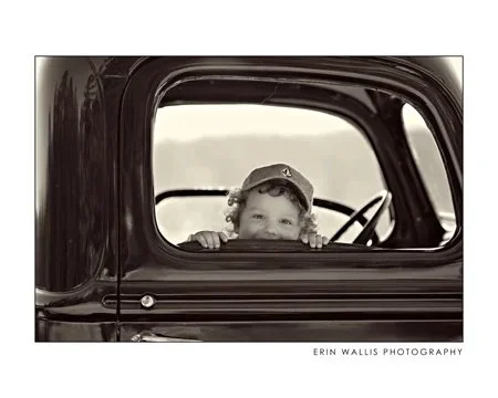Sjor Peeking out of Truck little fella peeking out of truck