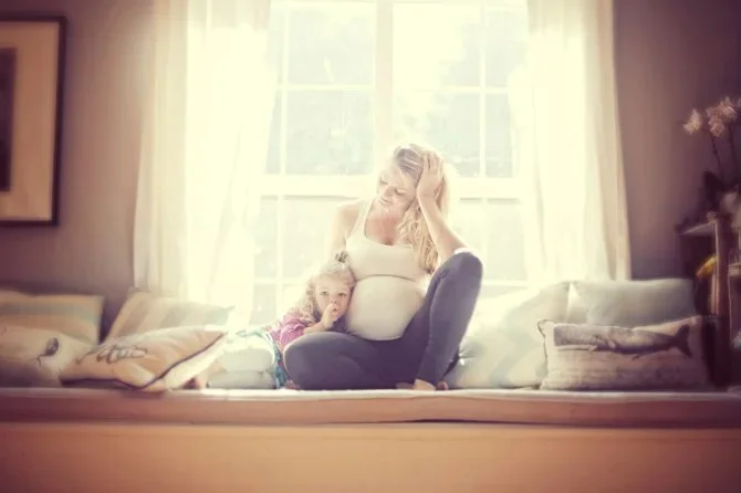 self portrait maternity