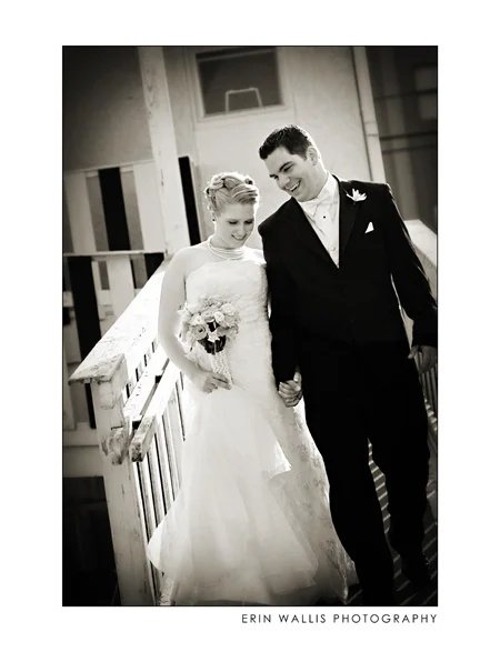 smiling couple smiling newlyweds