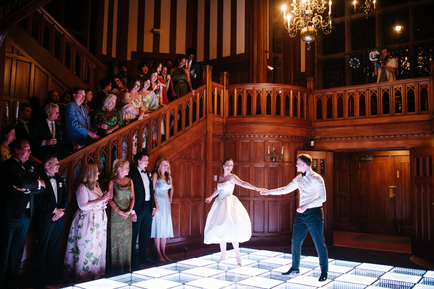 The first dance in the castle hall