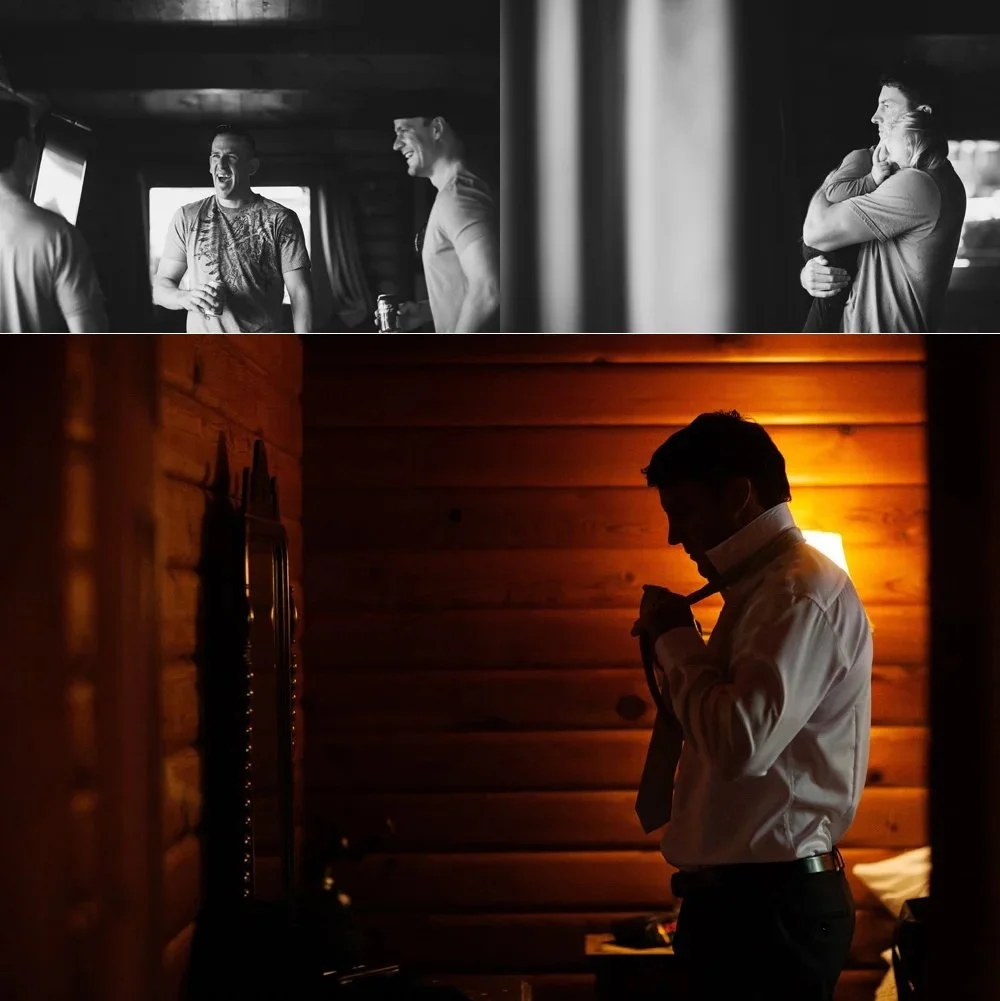 boys getting ready