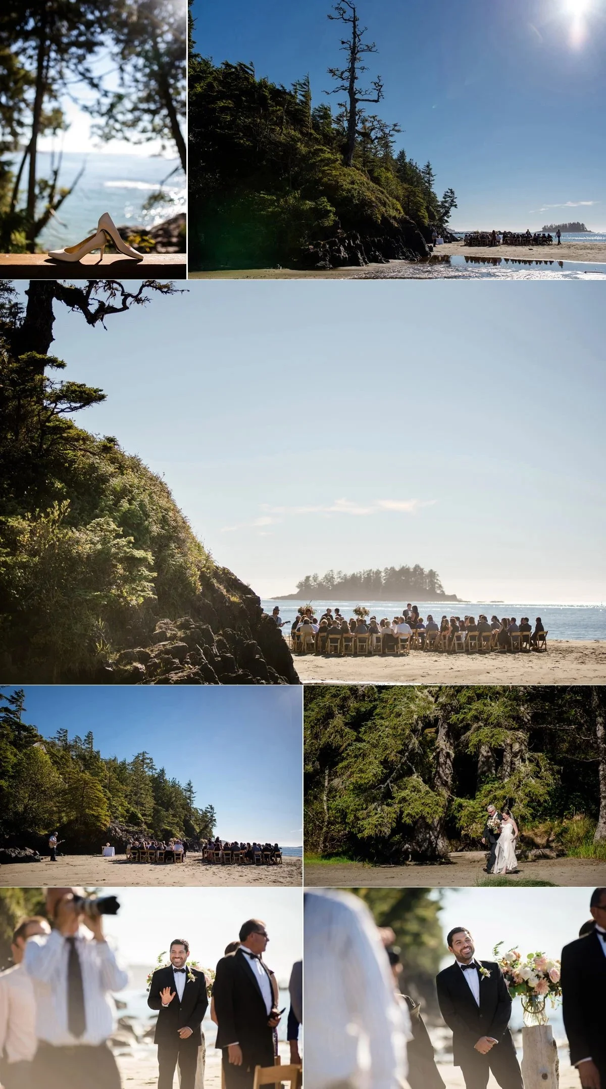 vancouver island beach wedding