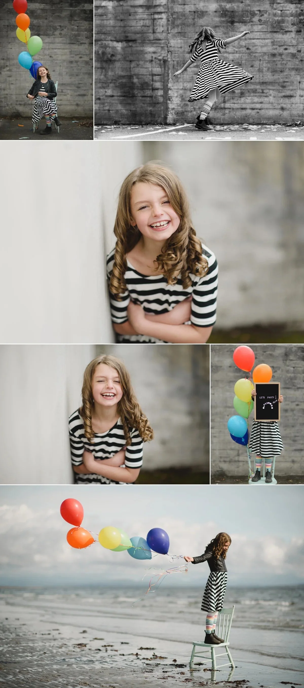 rainbow birthday balloons photos
