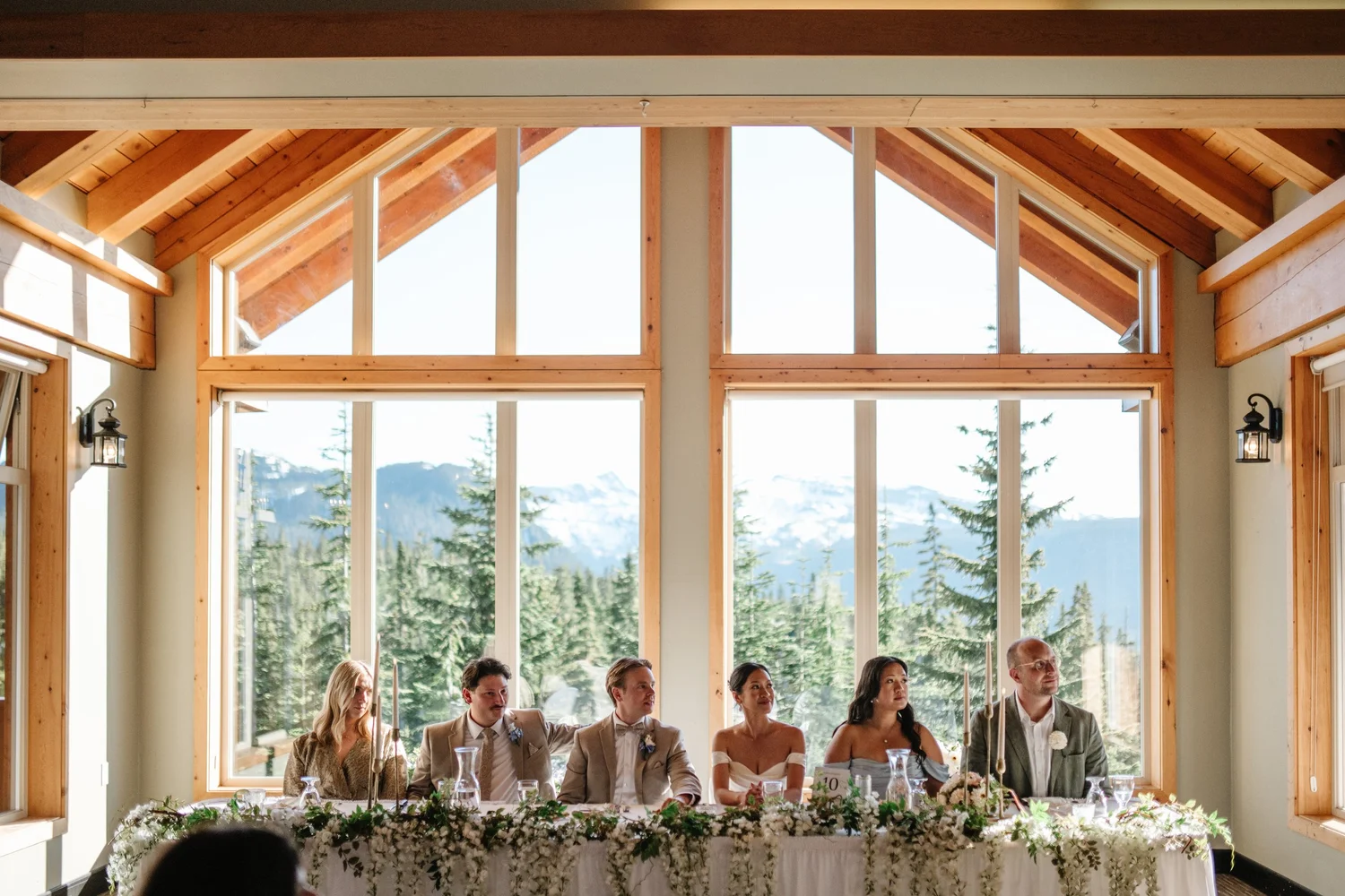 Raven Lodge set for dinner