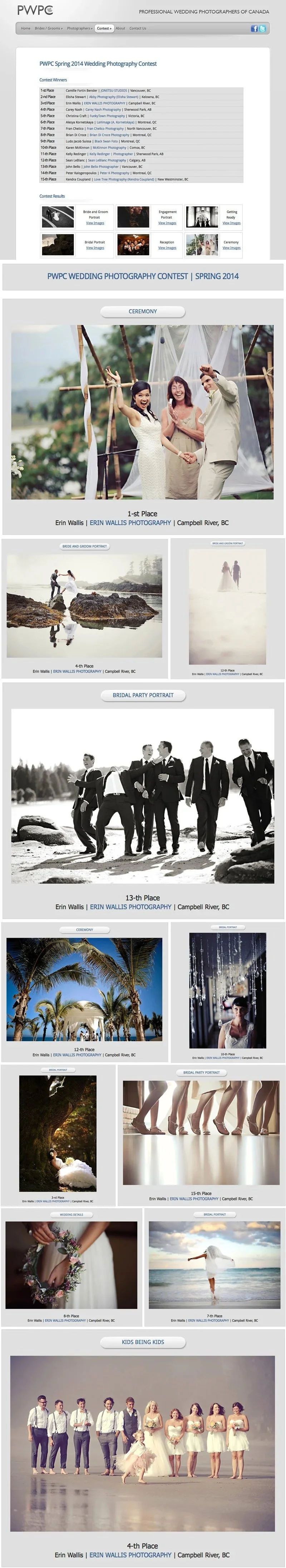 vancouver island award wedding photographer