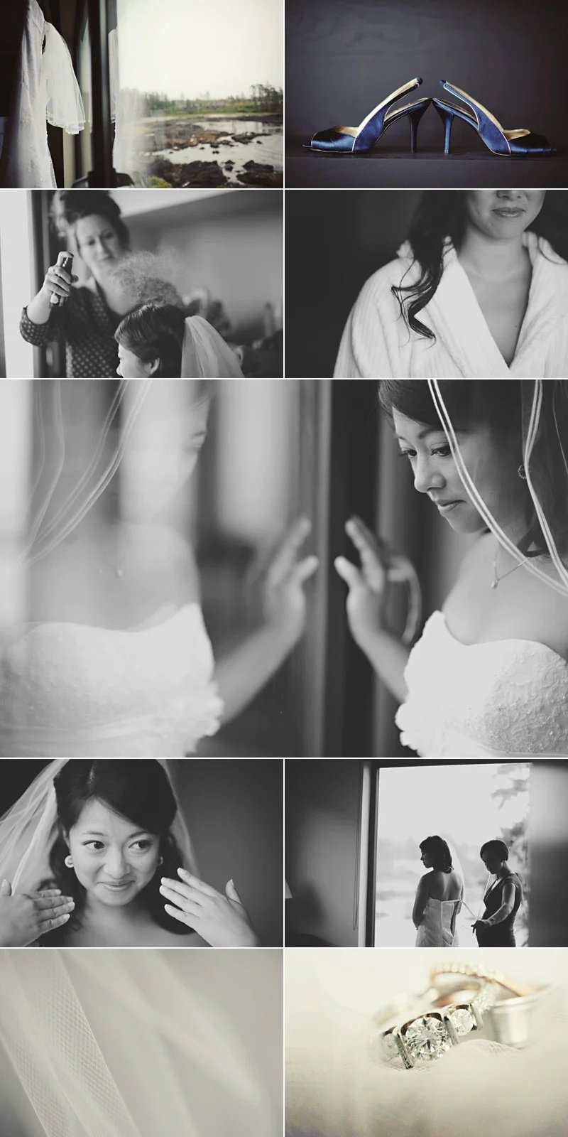 bride getting ready