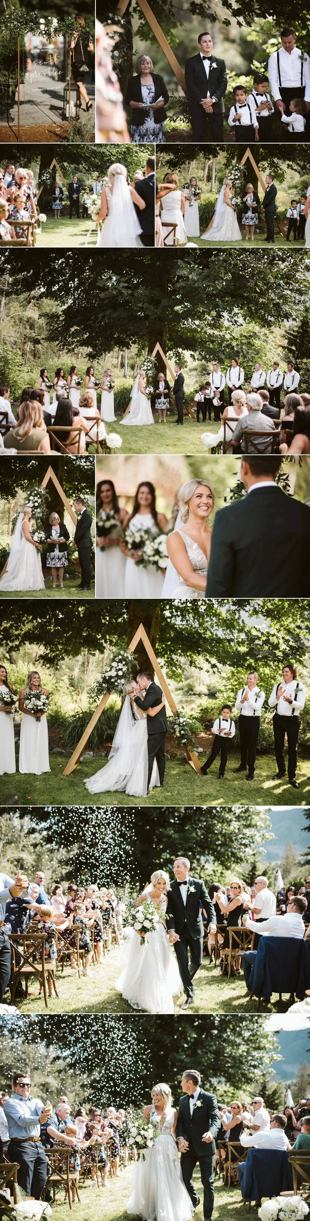 forest wedding vancouver island
