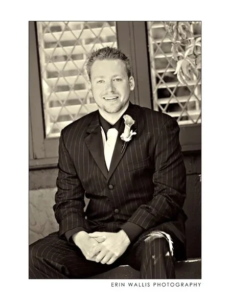 Mike before ceremony