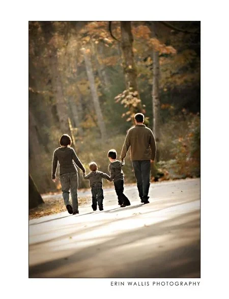 Family in light