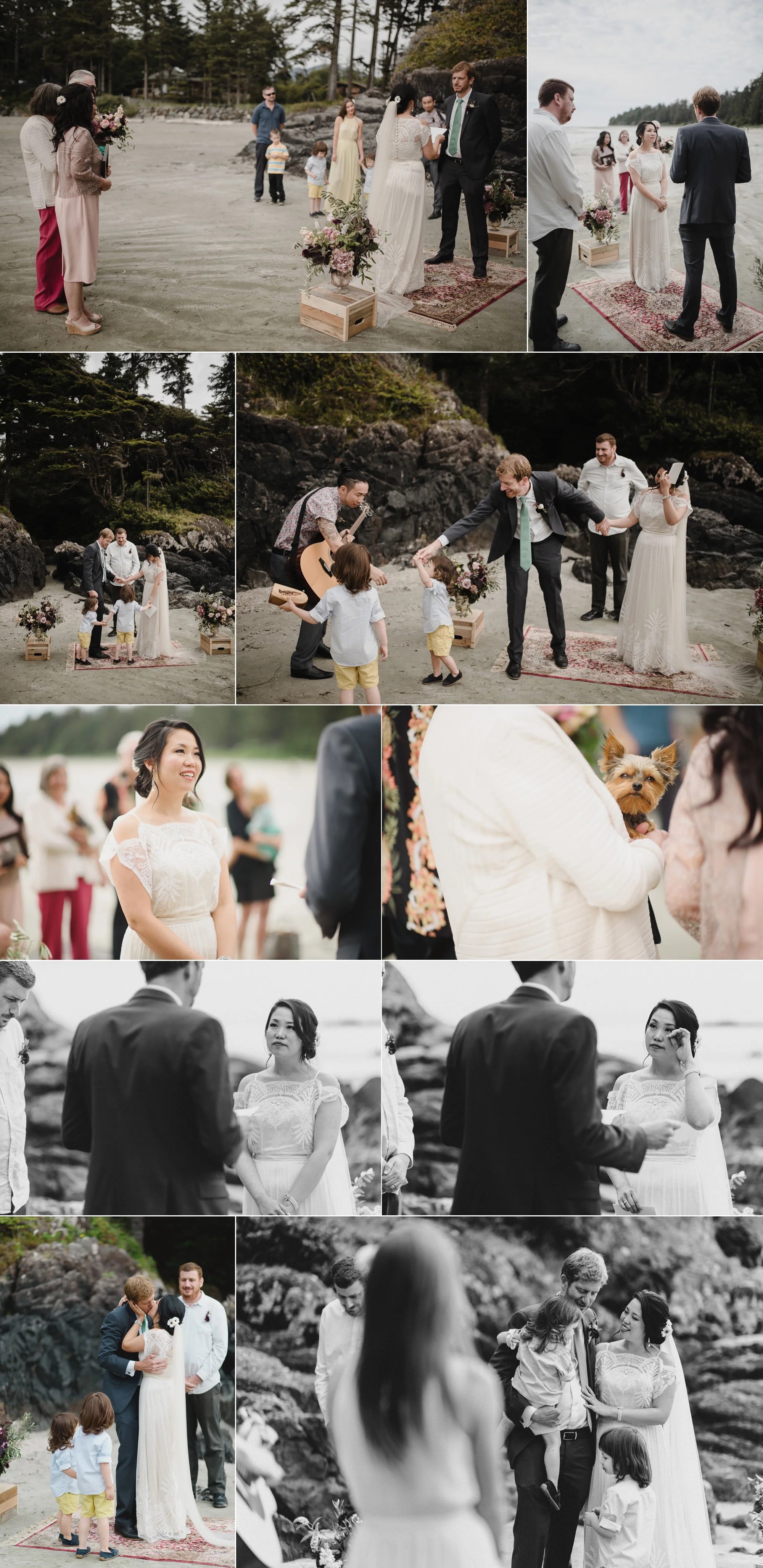 beach wedding ceremony