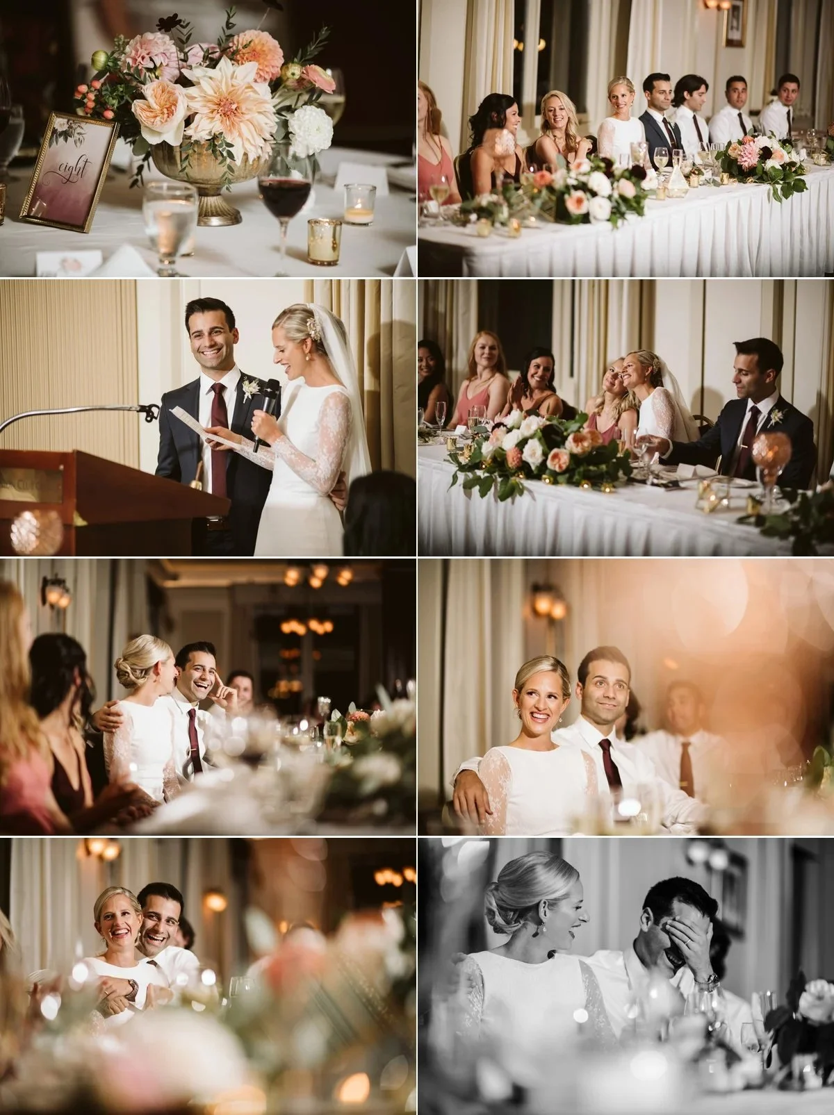 beautiful wedding reception