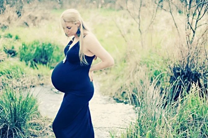 black dress belly
