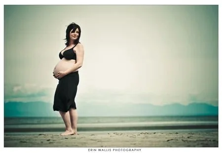 Lori and the beach