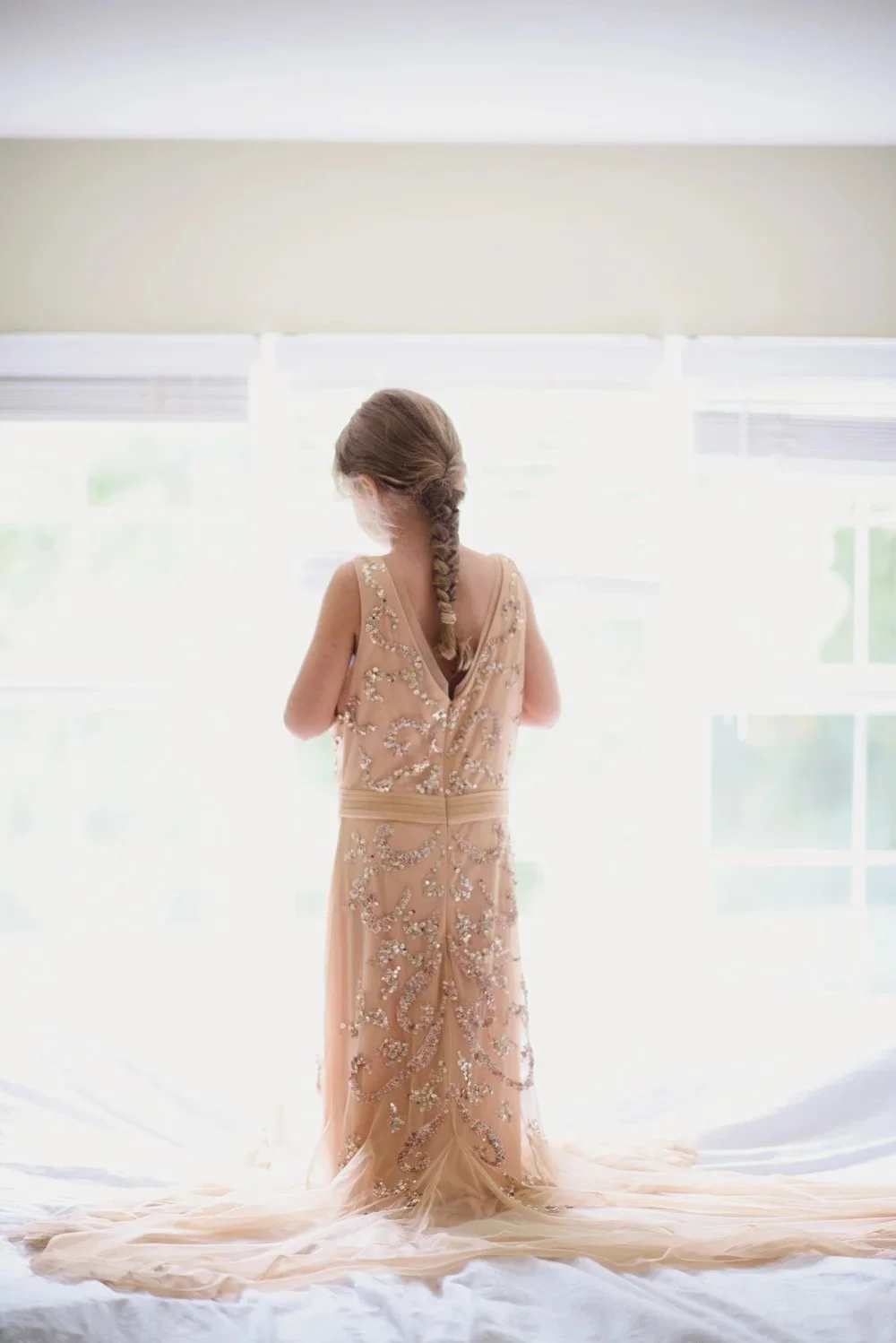 in moms dress