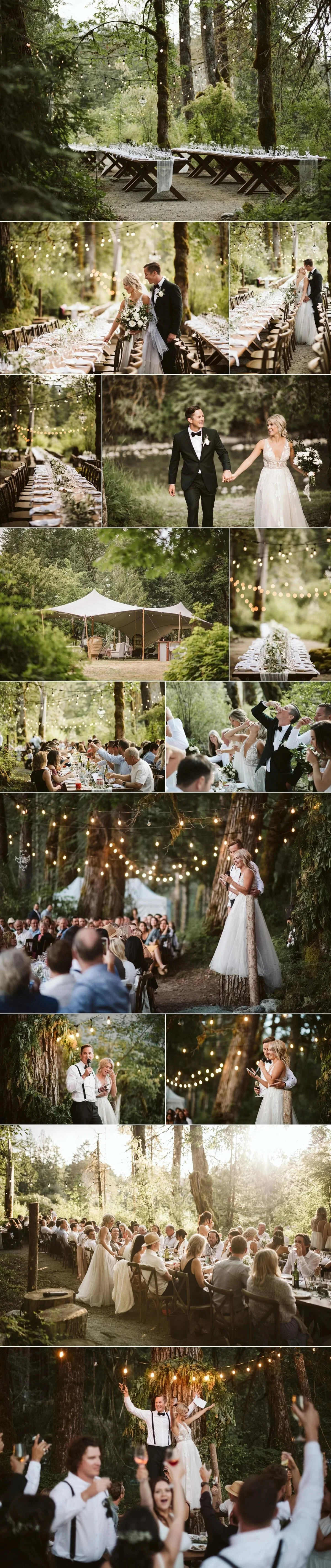 stunning forest wedding venue