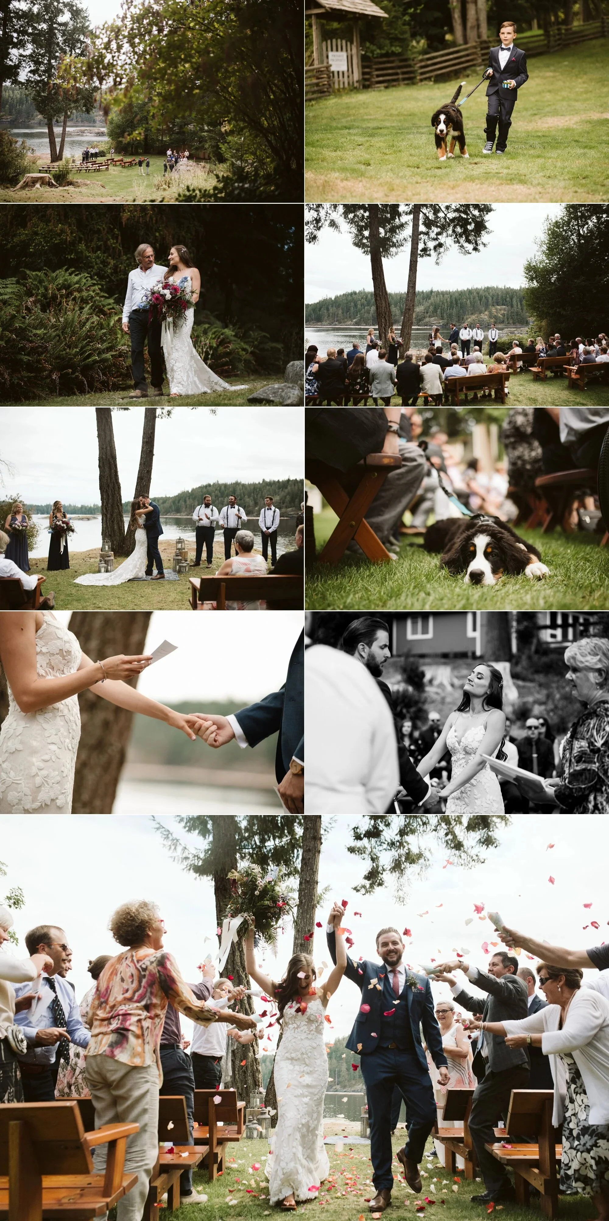 gowlland harbour wedding