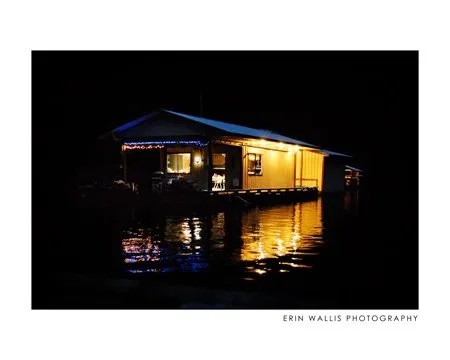 Float Camp at night Float camp at night
