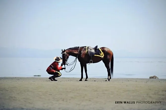 a girl and a horse