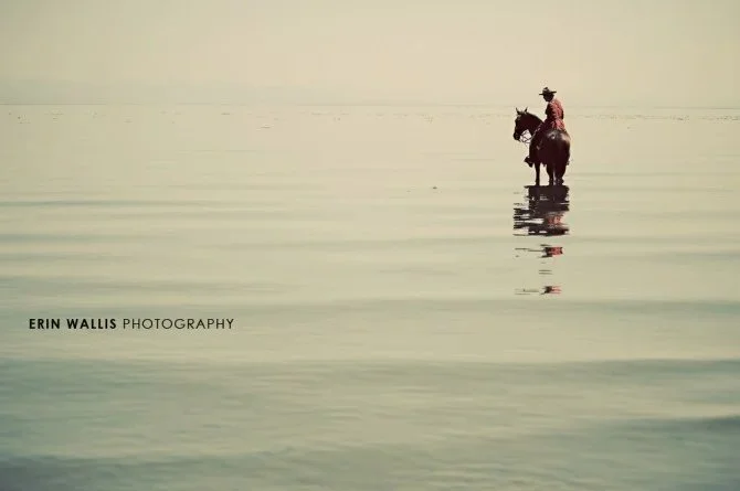 in the sea