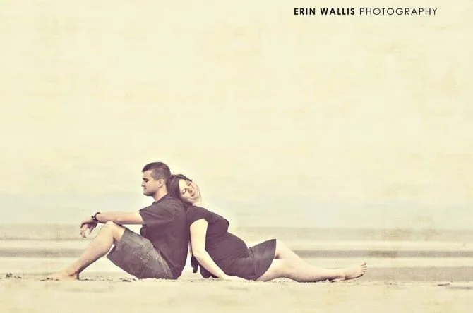 on the beach