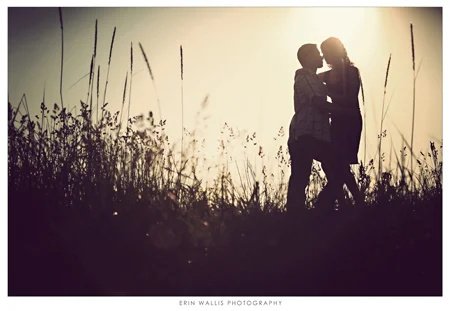 sun behind