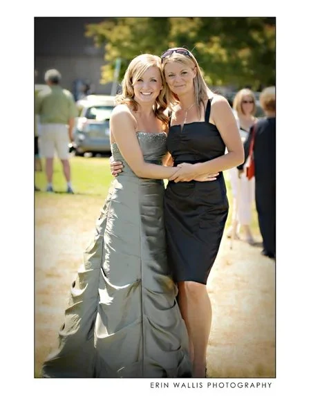 Erin Wallis with Sister