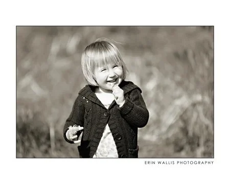 a big smile little girl with a great big smile