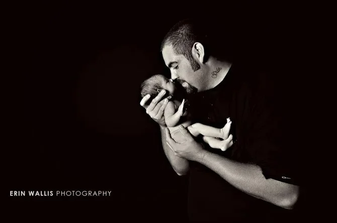 dad and baby dad and baby