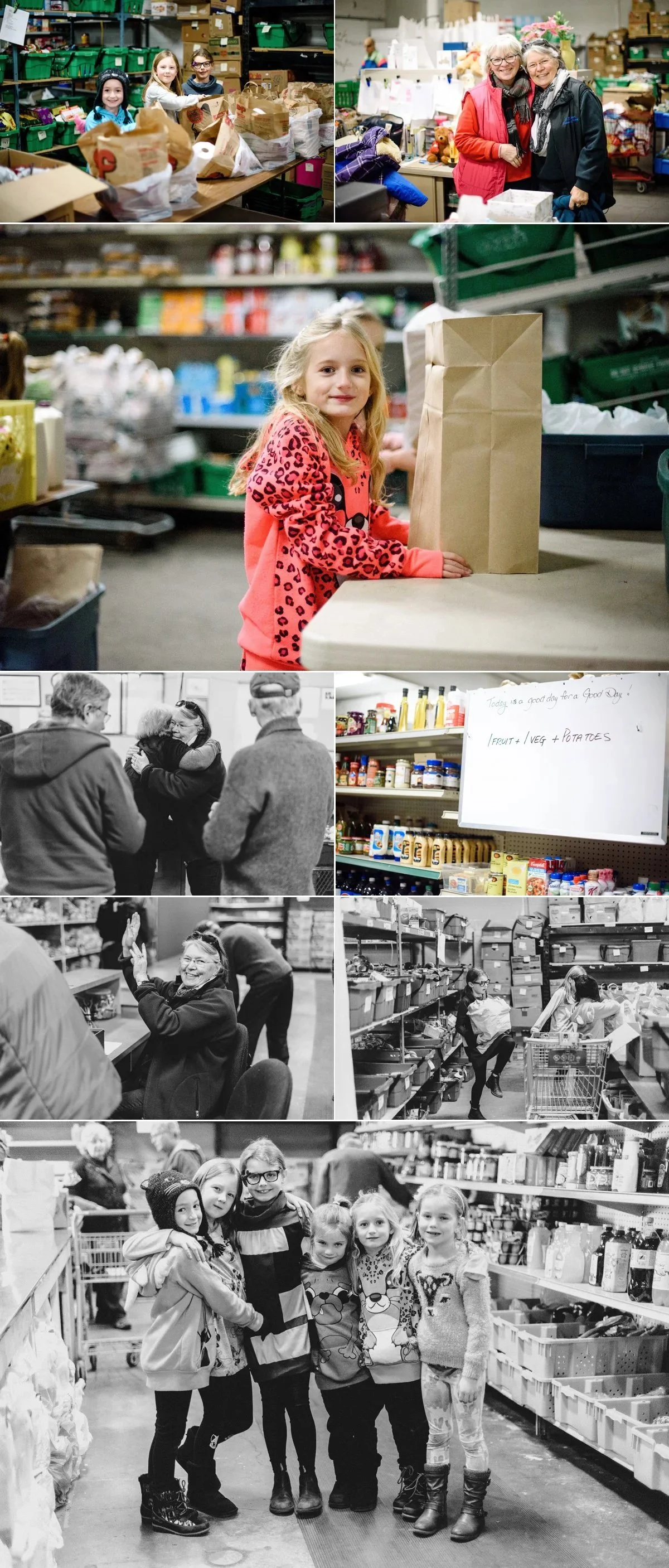food bank helpers
