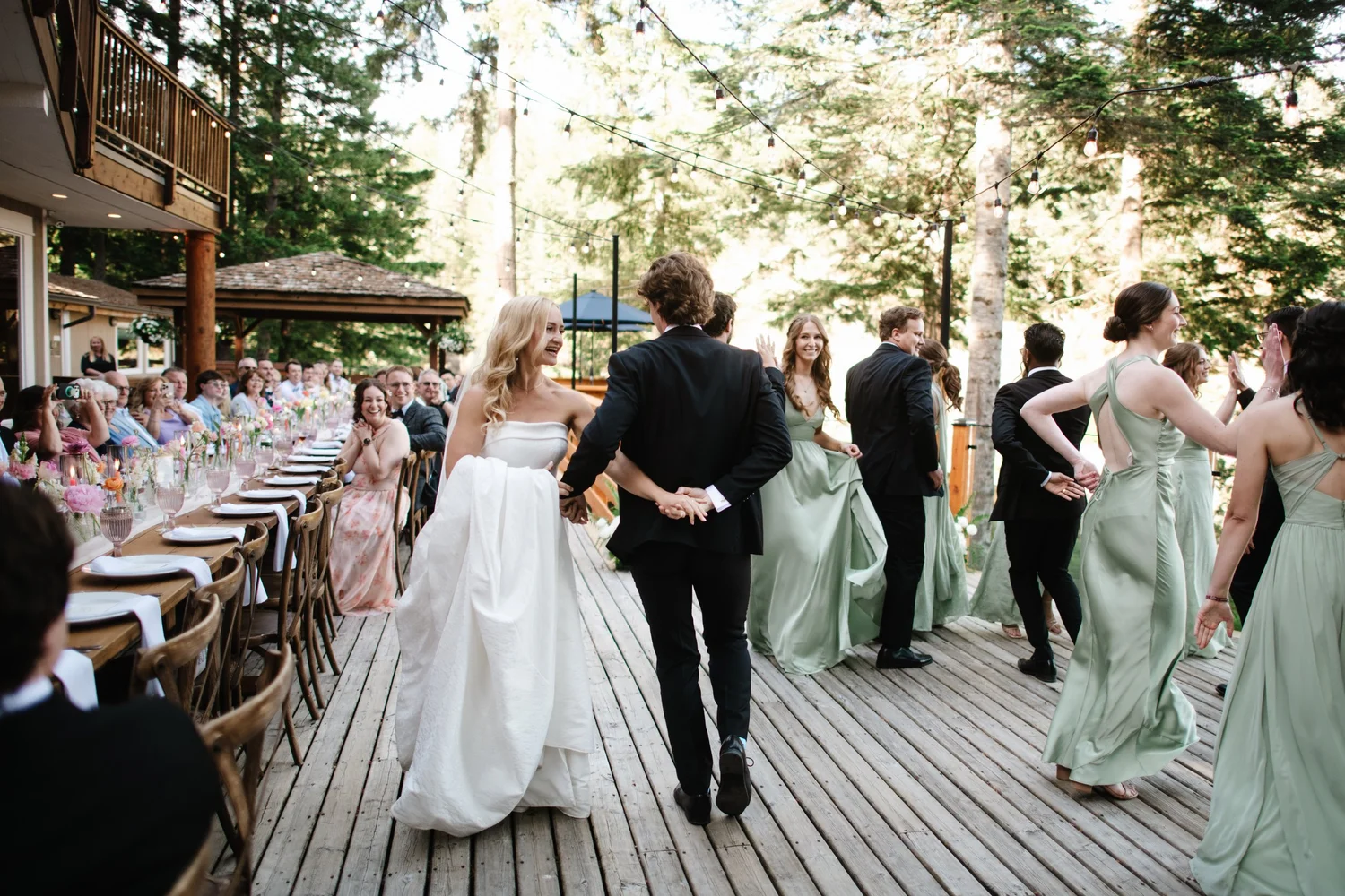 Walking in to the reception