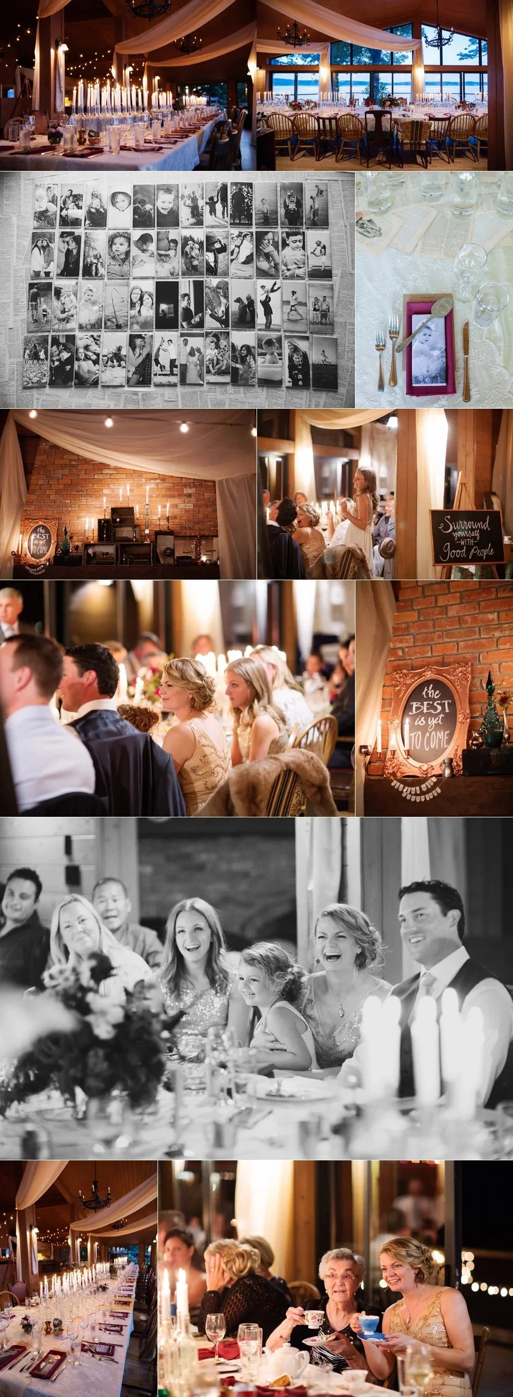 candlelit wedding