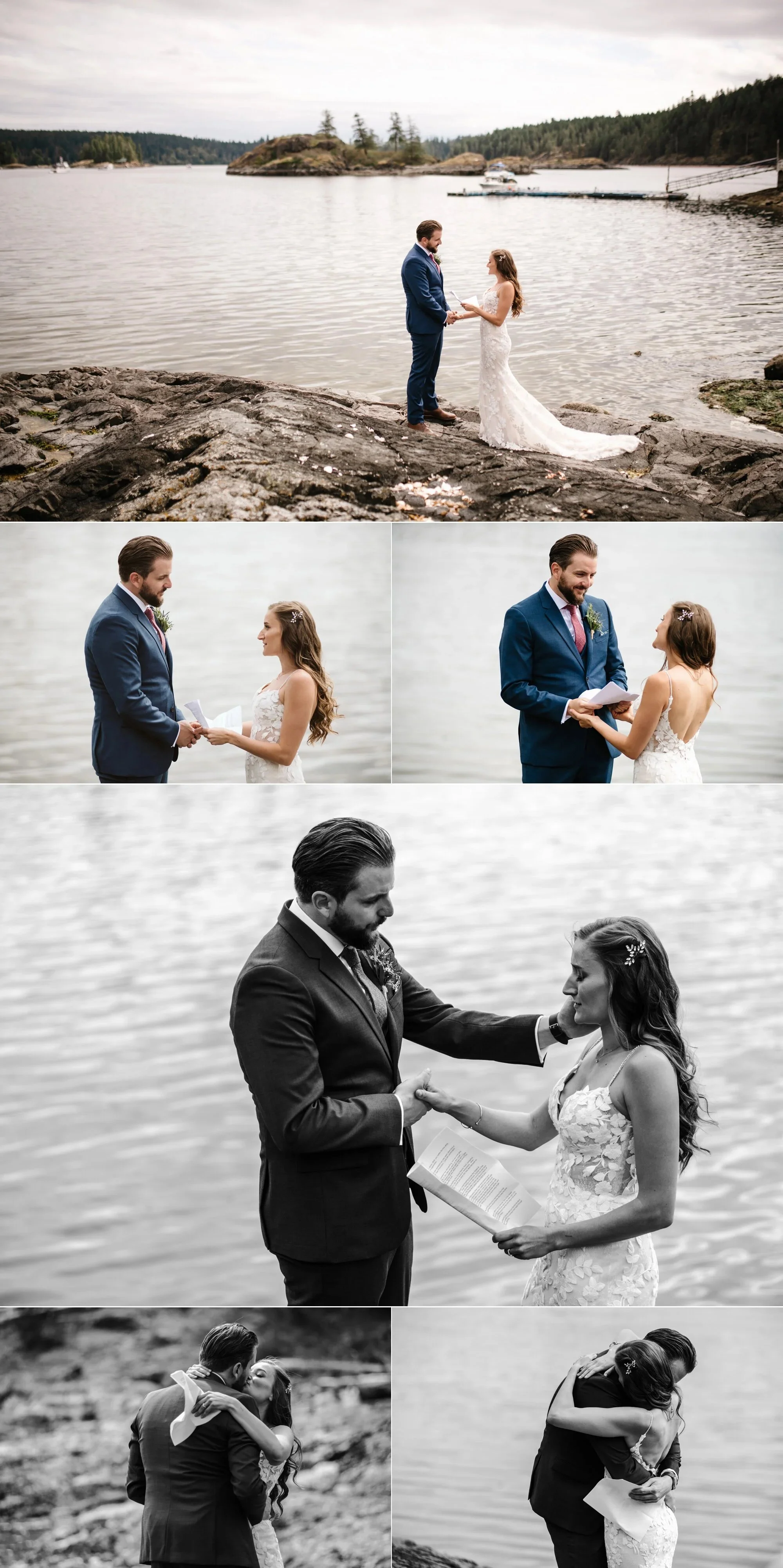 first look and private vows