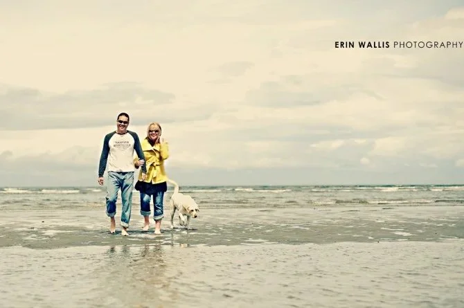 on the beach