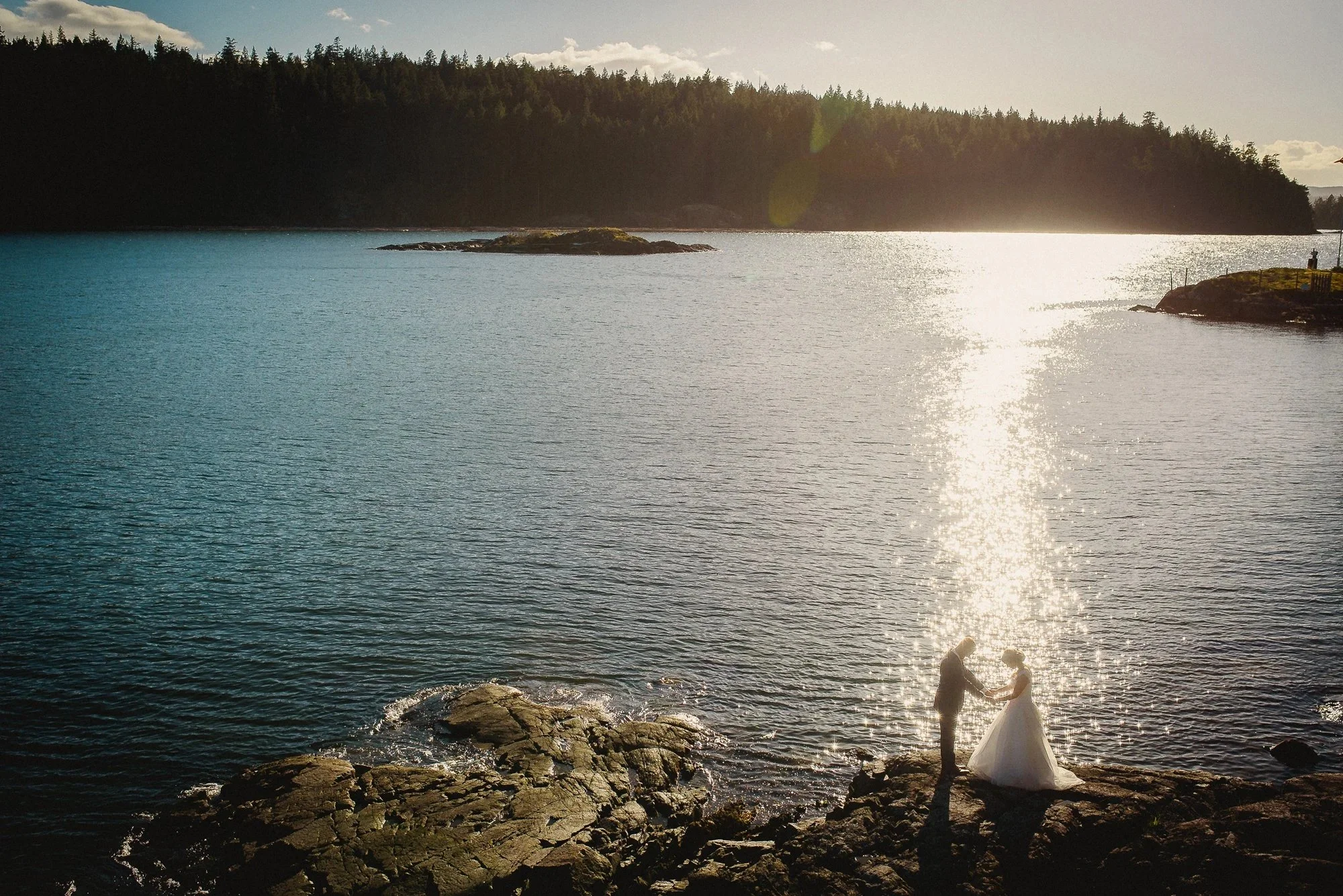 quadra island wedding