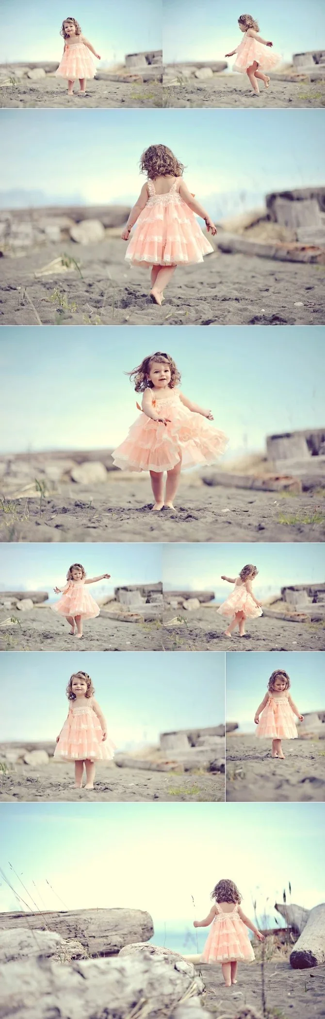 Maisie at the beach