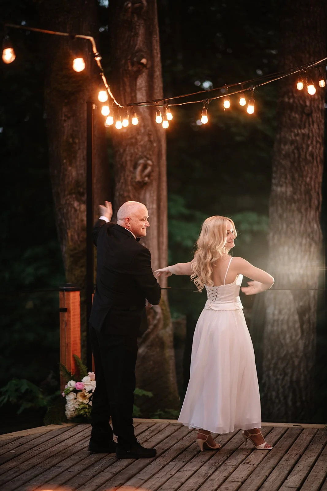 Dancing under the lights