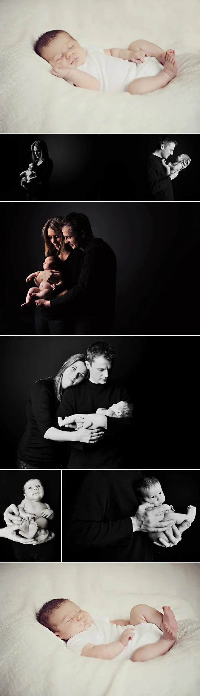 A, D and baby J